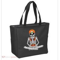 Halloween Skeleton Gamer Video Gaming Boys Tote Bag thumb 2