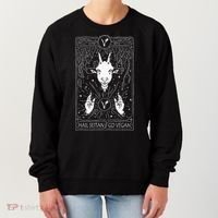 Hail Seitan Go Vegan Women's Sweatshirt thumb 0