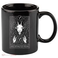 Hail Seitan Go Vegan 11oz C Handle Ceramic Mug thumb 0