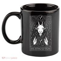Hail Seitan Go Vegan 11oz C Handle Ceramic Mug thumb 2