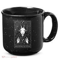 Hail Seitan Go Vegan 15oz Campfire Ceramic Mug thumb 0