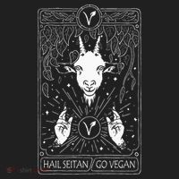 Hail Seitan Go Vegan Hat thumb 2