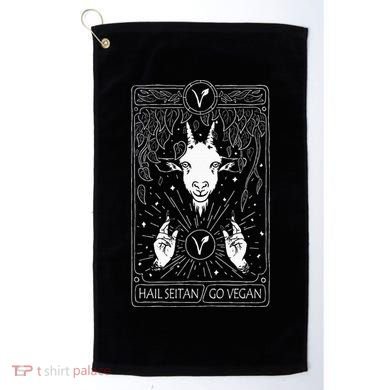 Hail Seitan Go Vegan Golf Towel