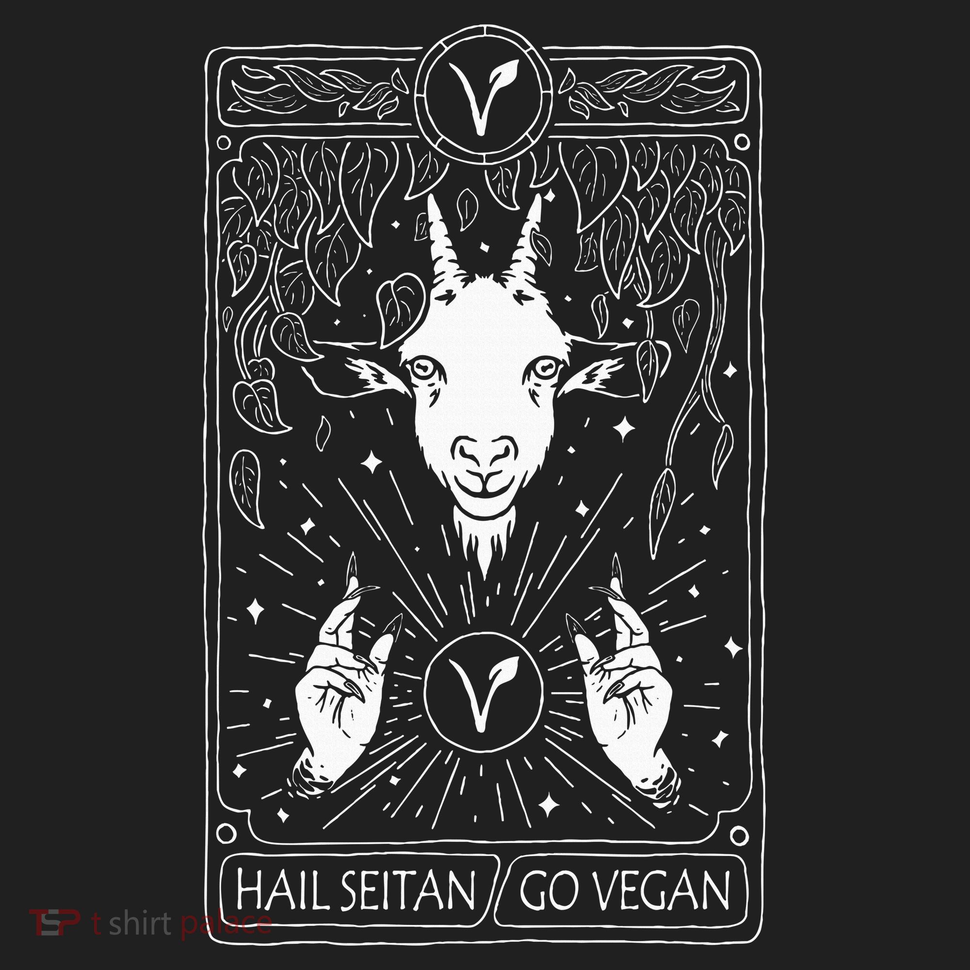 Hail Seitan Go Vegan Golf Towel