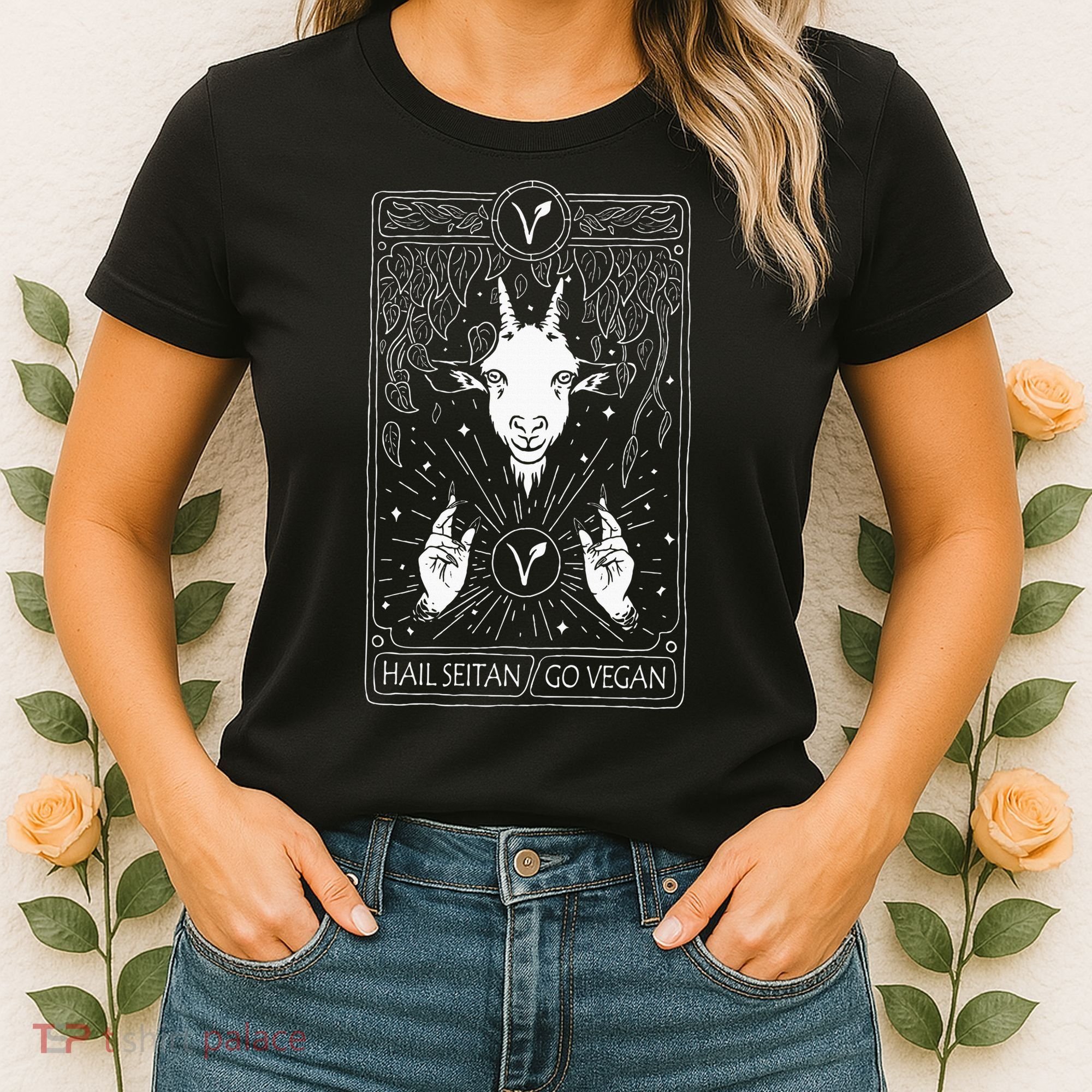 Hail Seitan Go Vegan Women's T-Shirt
