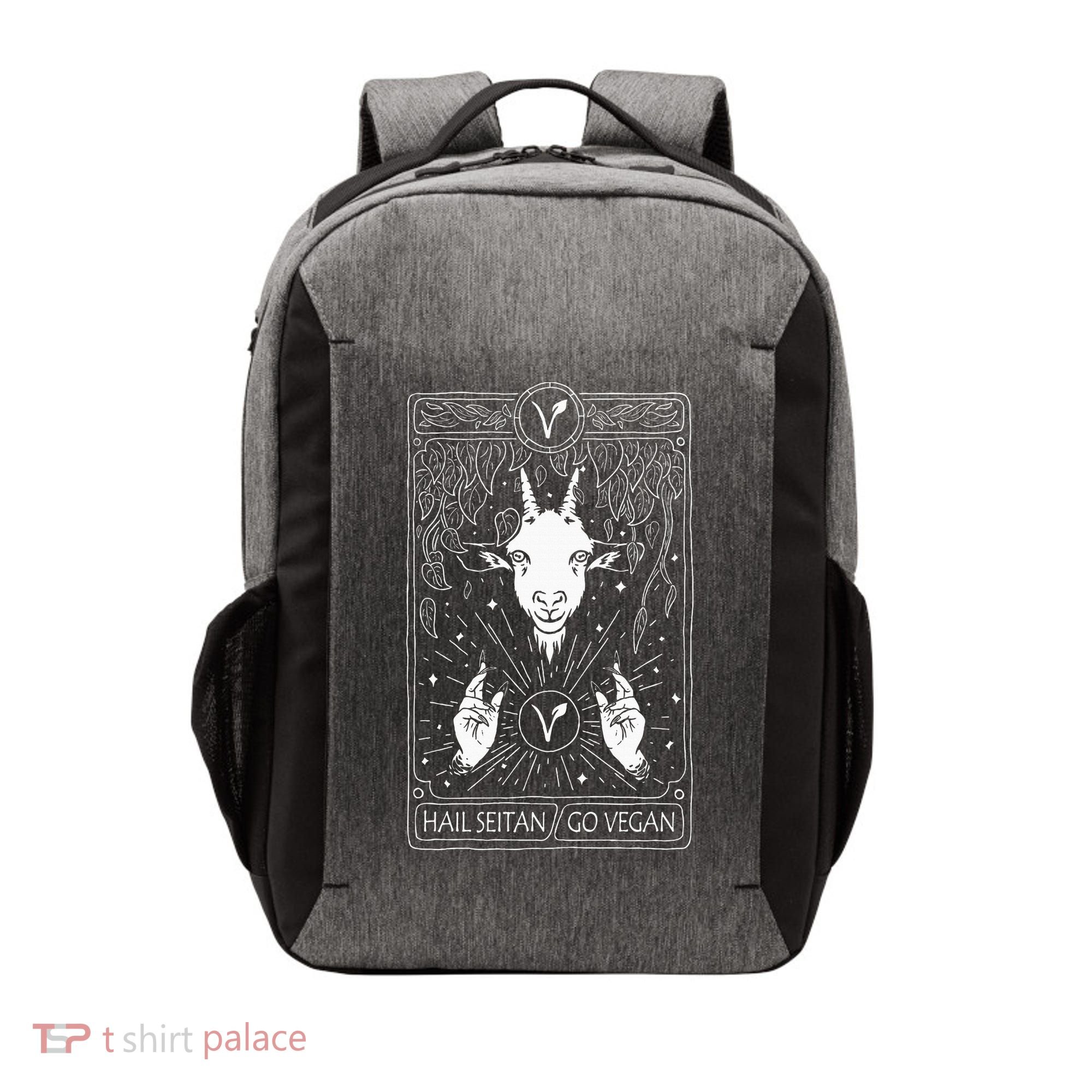 Hail Seitan Go Vegan Vector Backpack