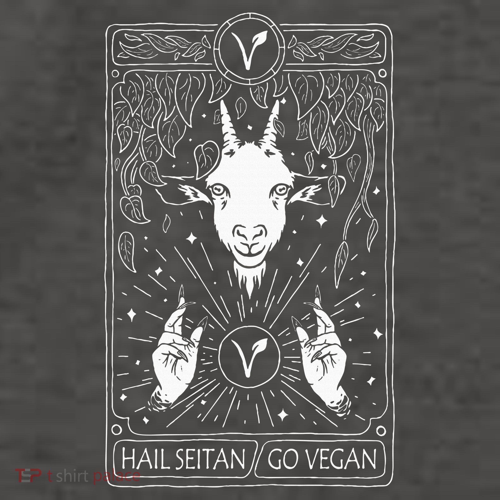 Hail Seitan Go Vegan Vector Backpack