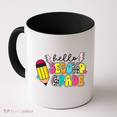 Hello Second Grade Team 2nd Grade Teacher Back To School Coffee Mug