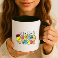Hello Second Grade Team 2nd Grade Teacher Back To School Coffee Mug thumb 3