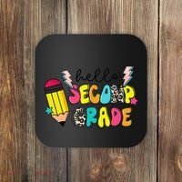 Hello Second Grade Team 2nd Grade Teacher Back To School Coaster thumb 0