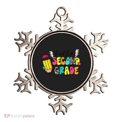 Hello Second Grade Team 2nd Grade Teacher Back To School Ornament
