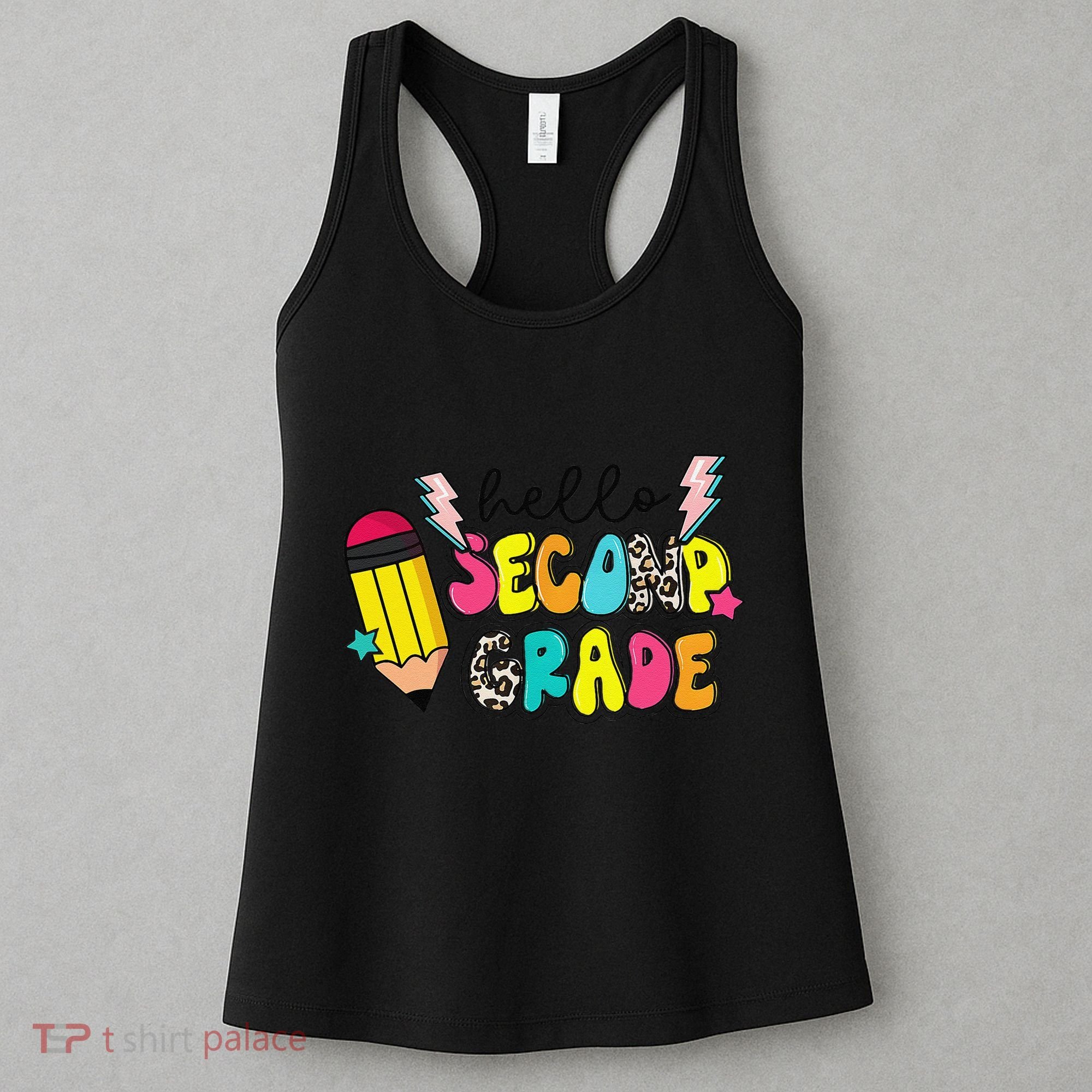 Hello Second Grade Team 2nd Grade Teacher Back To School Women's Tank Top