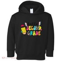 Hello Second Grade Team 2nd Grade Teacher Back To School Toddler Hoodie thumb 0