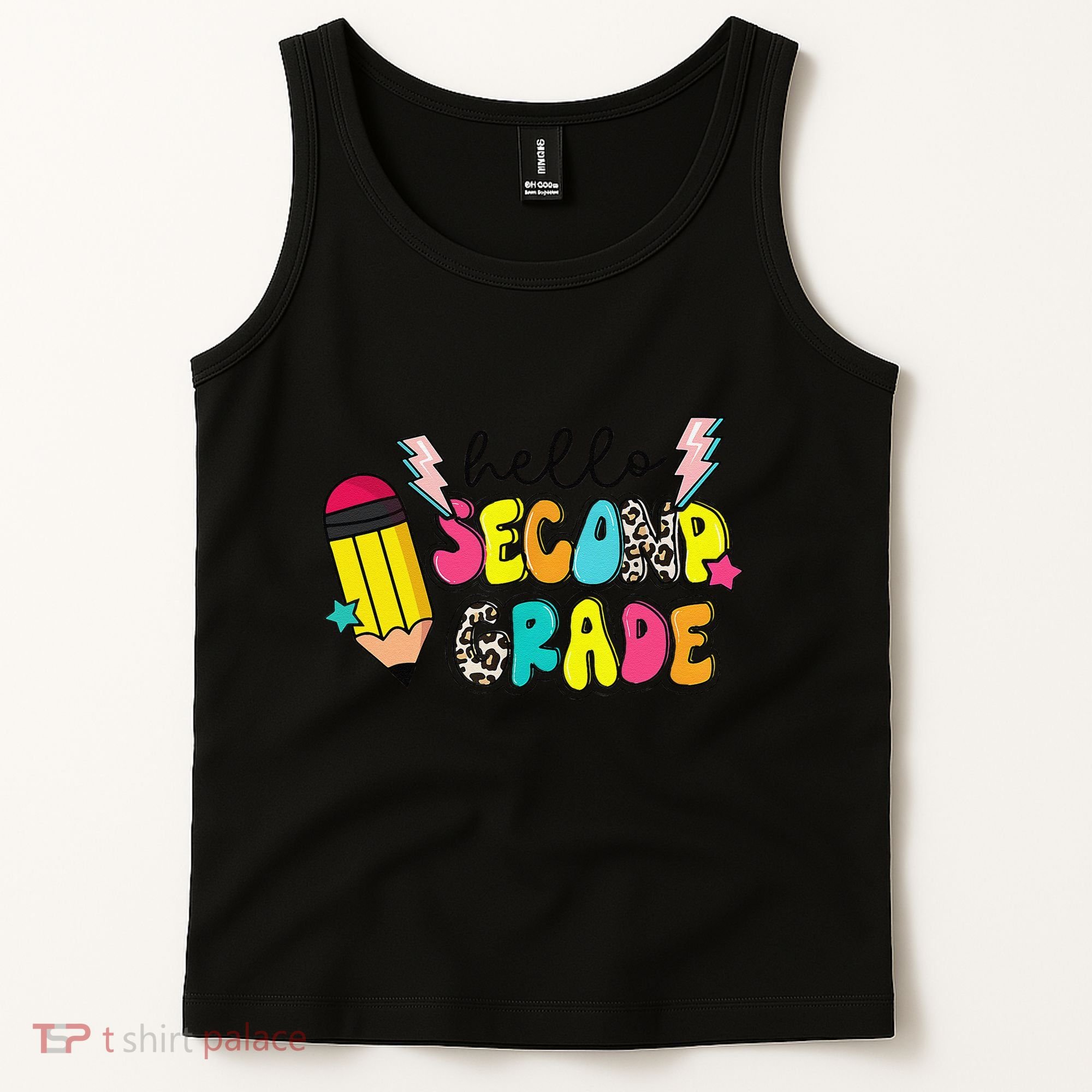 Hello Second Grade Team 2nd Grade Teacher Back To School Tank Top