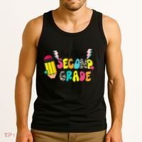 Hello Second Grade Team 2nd Grade Teacher Back To School Tank Top thumb 3