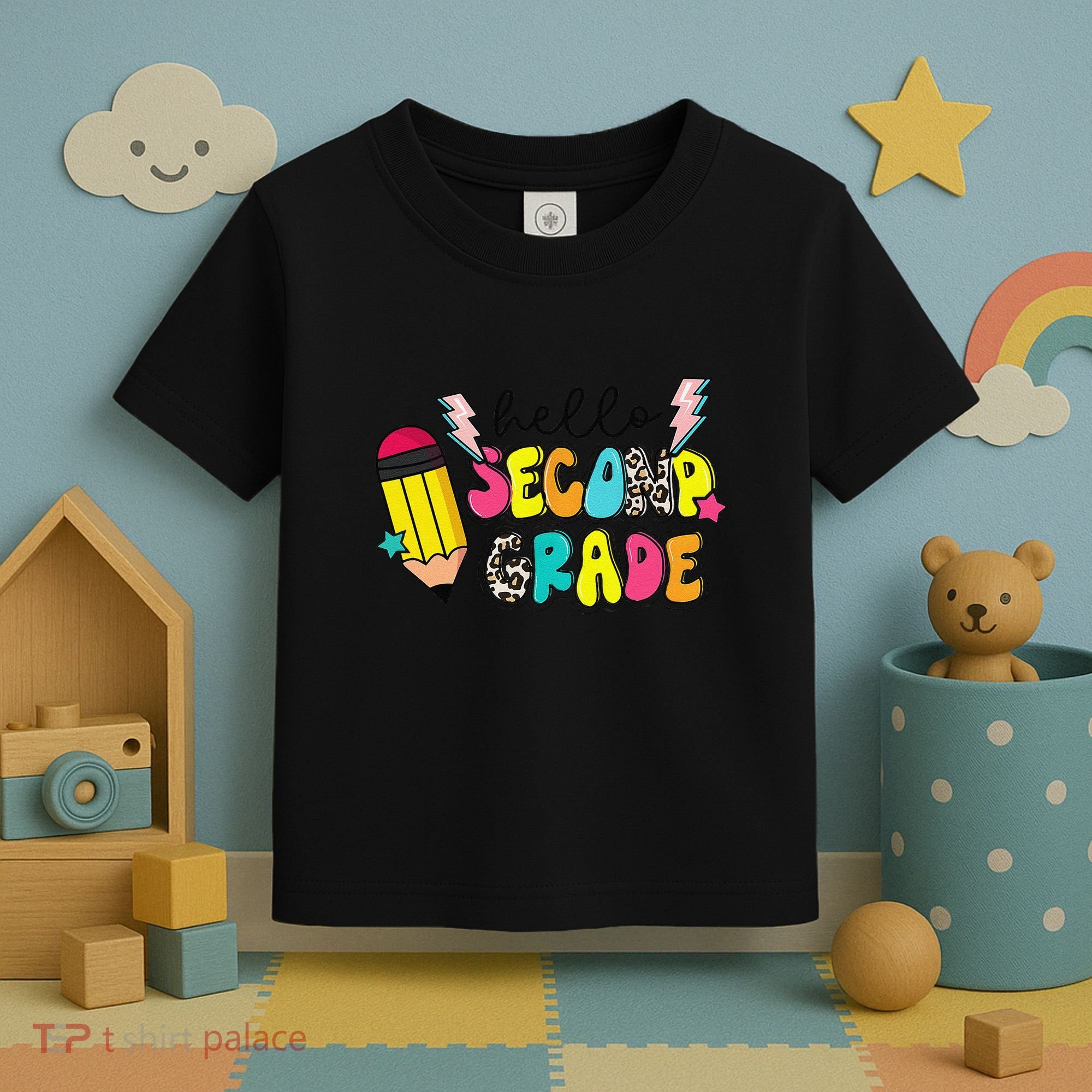 Hello Second Grade Team 2nd Grade Teacher Back To School Toddler T-Shirt