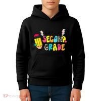 Hello Second Grade Team 2nd Grade Teacher Back To School Kids Hoodie thumb 4