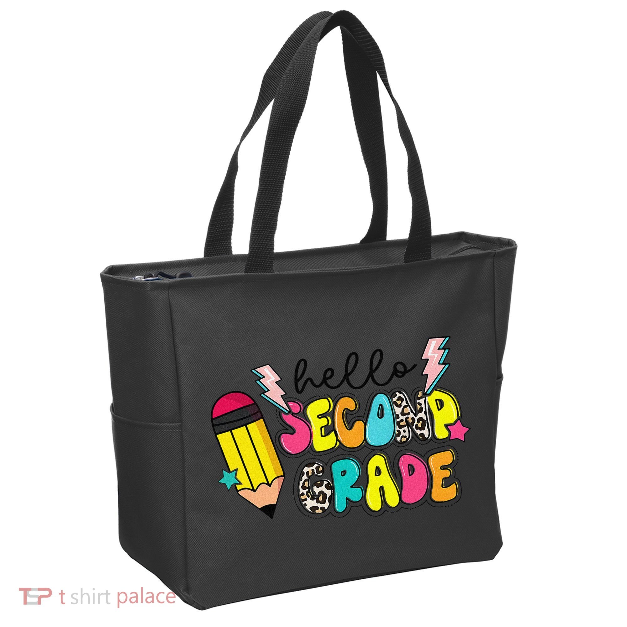 Hello Second Grade Team 2nd Grade Teacher Back To School Tote Bag