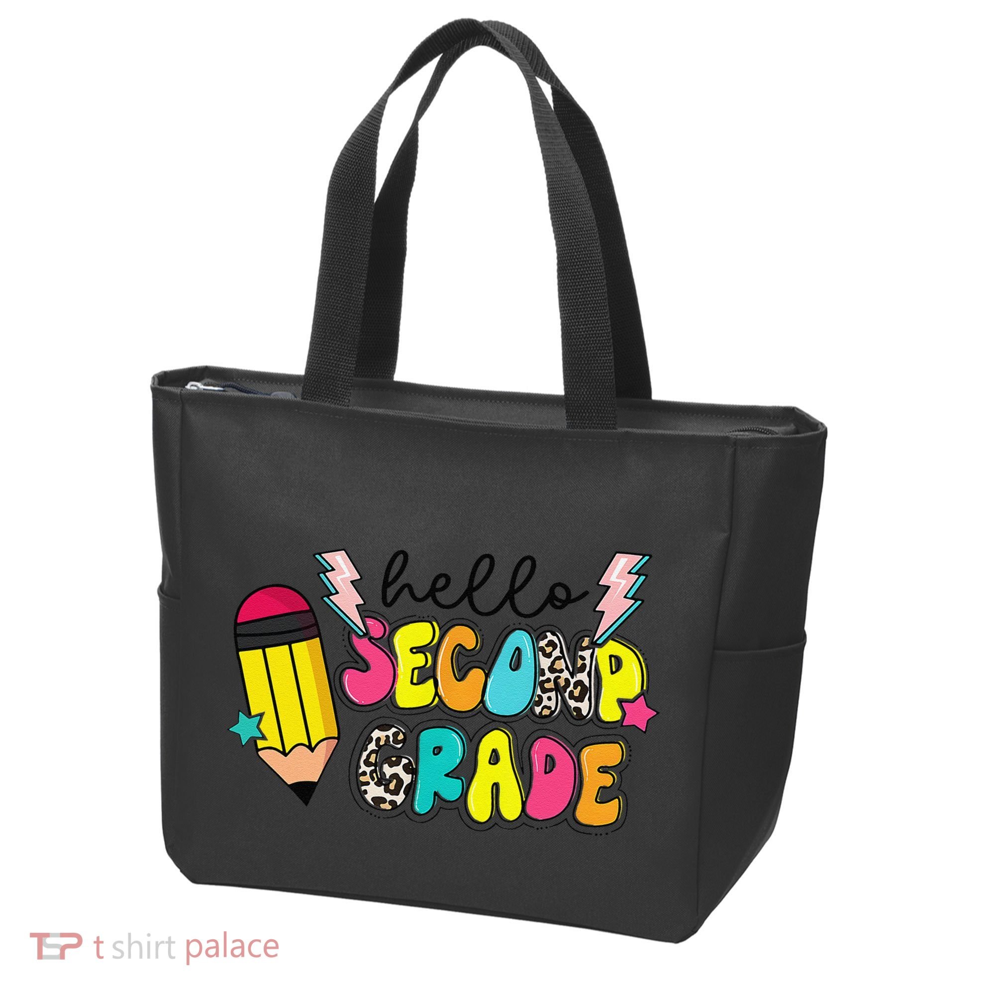 Hello Second Grade Team 2nd Grade Teacher Back To School Tote Bag