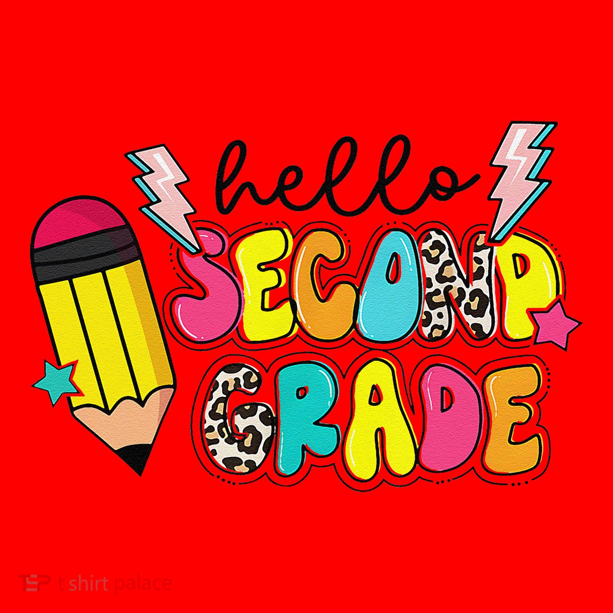 Hello Second Grade Team 2nd Grade Teacher Back To School Santa Hat
