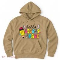 Hello Second Grade Team 2nd Grade Teacher Back To School Hoodie thumb 0