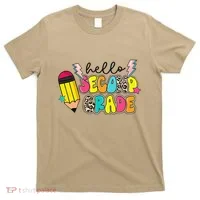 Hello Second Grade Team 2nd Grade Teacher Back To School T-Shirt thumb 0