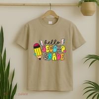 Hello Second Grade Team 2nd Grade Teacher Back To School T-Shirt thumb 2