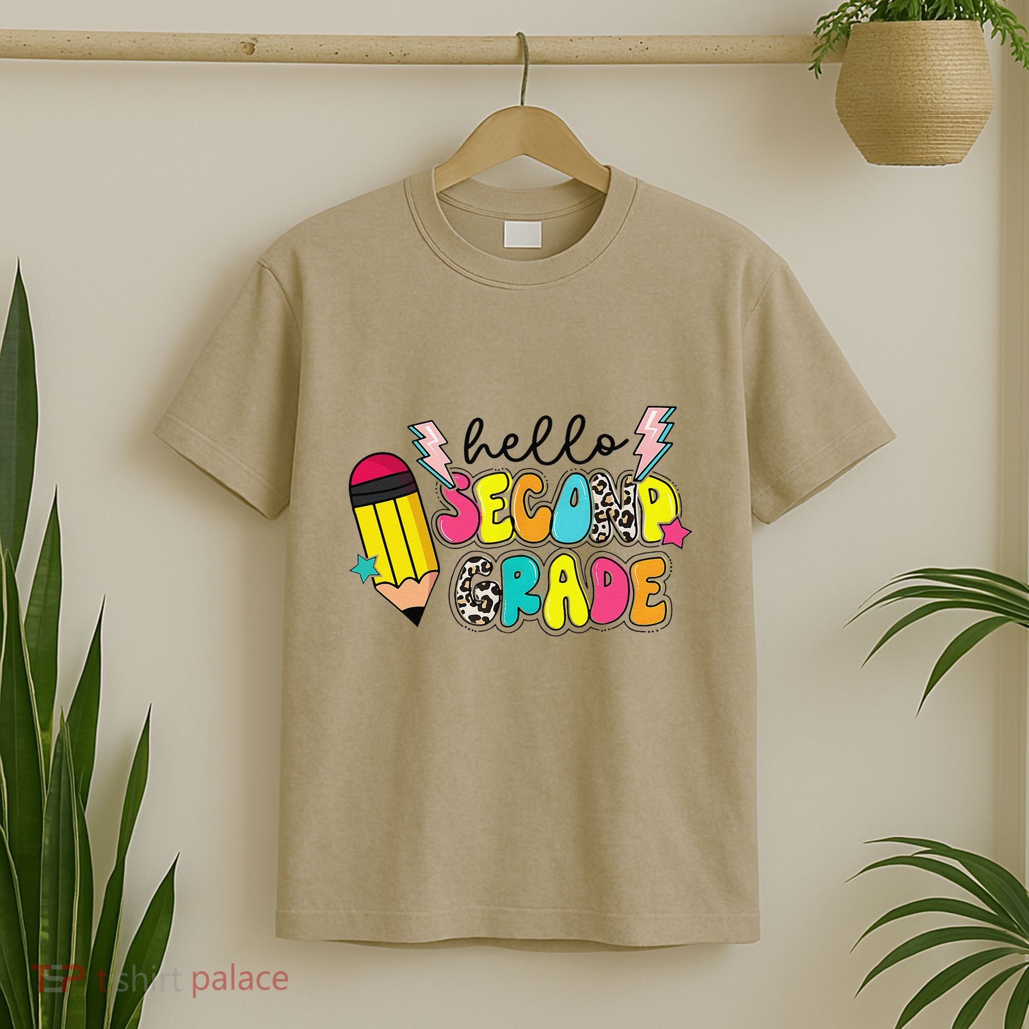 Hello Second Grade Team 2nd Grade Teacher Back To School T-Shirt