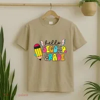 Hello Second Grade Team 2nd Grade Teacher Back To School T-Shirt thumb 2