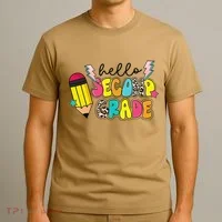 Hello Second Grade Team 2nd Grade Teacher Back To School T-Shirt thumb 3