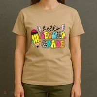Hello Second Grade Team 2nd Grade Teacher Back To School T-Shirt thumb 4