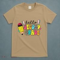 Hello Second Grade Team 2nd Grade Teacher Back To School T-Shirt thumb 5