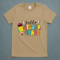 Hello Second Grade Team 2nd Grade Teacher Back To School T-Shirt thumb 5