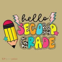 Hello Second Grade Team 2nd Grade Teacher Back To School Kids T-Shirt thumb 2