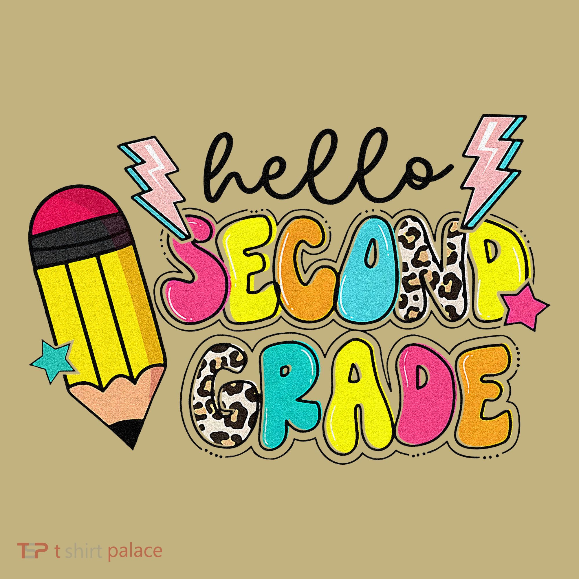 Hello Second Grade Team 2nd Grade Teacher Back To School Kids T-Shirt