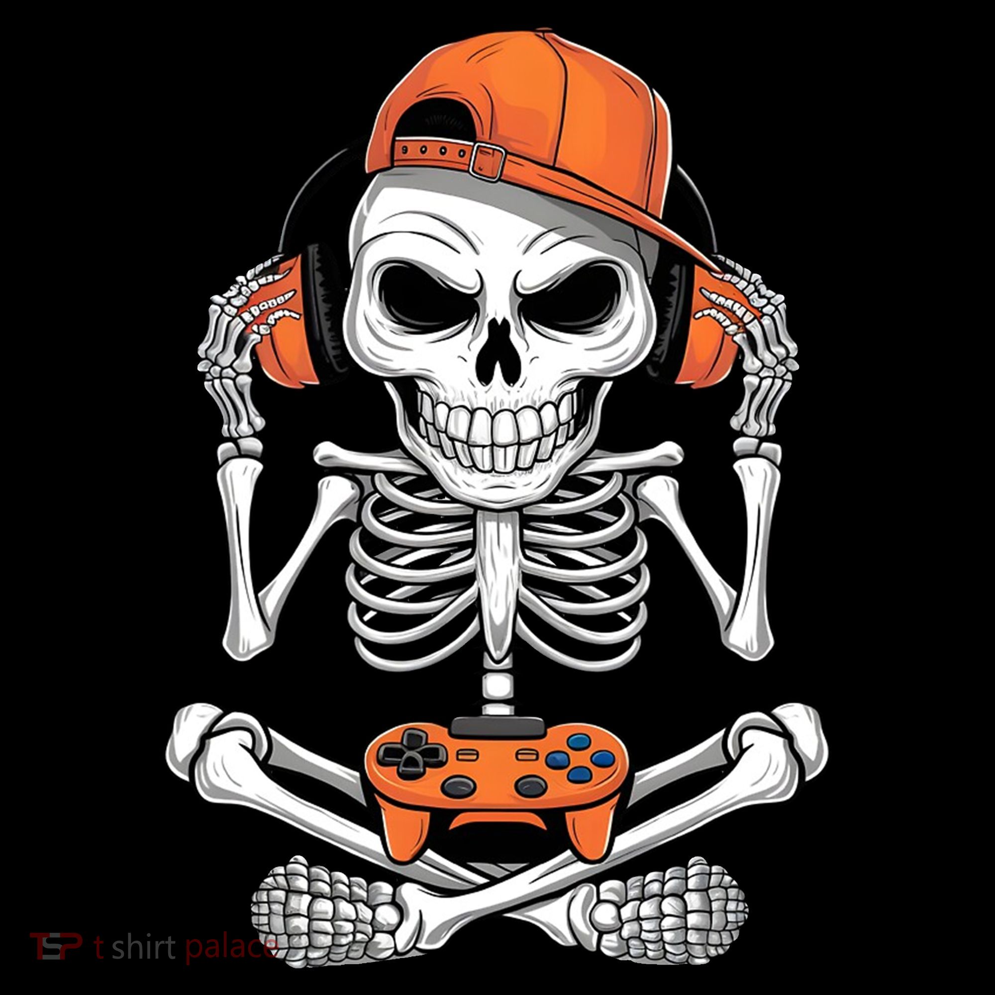 Halloween Skeleton Gamer Video Gaming Coffee Mug