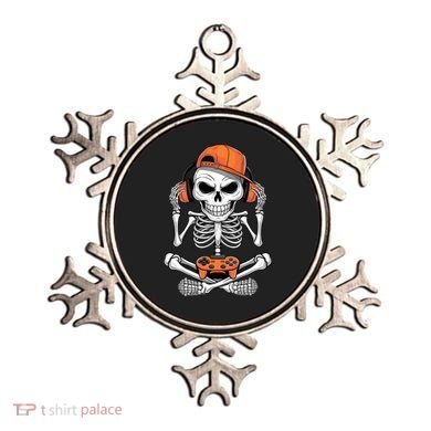 Halloween Skeleton Gamer Video Gaming Ornament