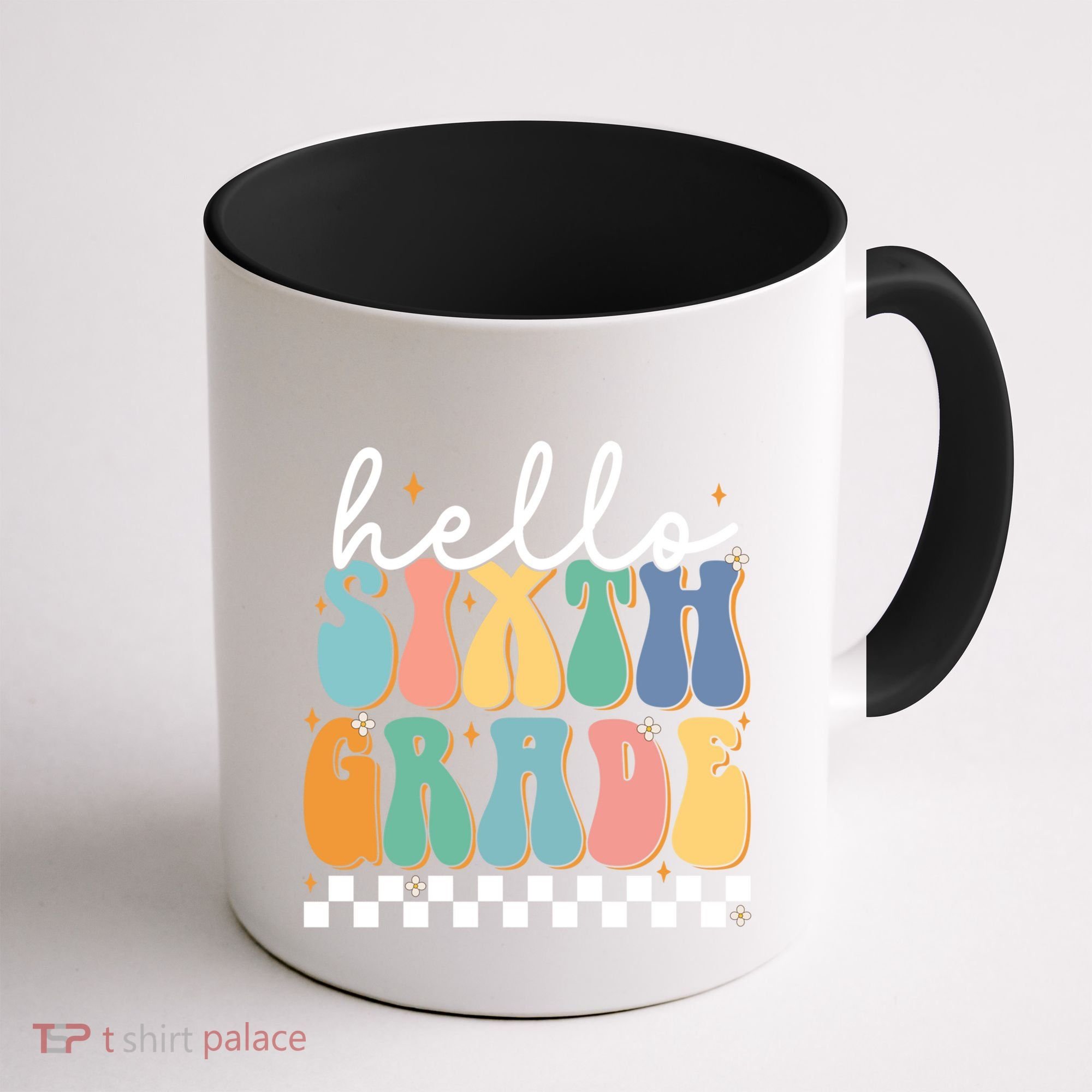 Hello Sixth Grade Groovy 6Th Grade Back School Teacher Gift Coffee Mug