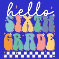Hello Sixth Grade Groovy 6Th Grade Back School Teacher Gift Kids Plaid Pajama Set thumb 2