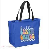 Hello Sixth Grade Groovy 6Th Grade Back School Teacher Gift Tote Bag thumb 2
