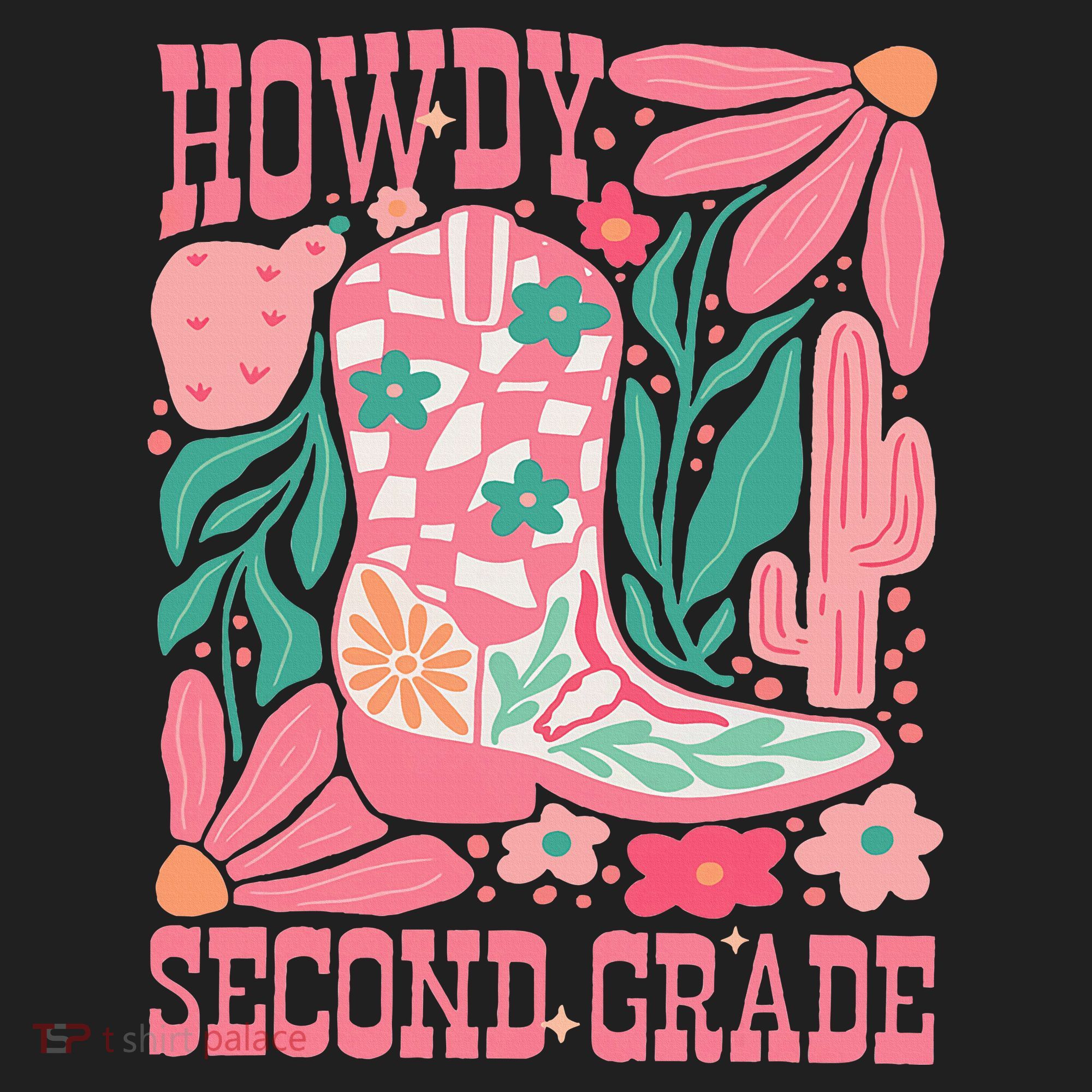 Howdy Second Grade Western 2nd Grade Teacher Cowboy Cowgirl Beanie