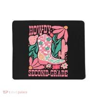 Howdy Second Grade Western 2nd Grade Teacher Cowboy Cowgirl Mousepad thumb 0