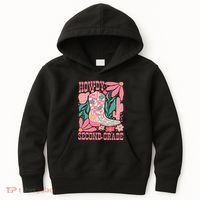 Howdy Second Grade Western 2nd Grade Teacher Cowboy Cowgirl Kids Hoodie thumb 0