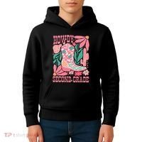 Howdy Second Grade Western 2nd Grade Teacher Cowboy Cowgirl Kids Hoodie thumb 4