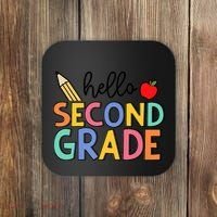 Hello Second Grade Team 2nd Grade Back To School Teacher Coaster thumb 0
