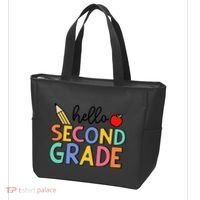 Hello Second Grade Team 2nd Grade Back To School Teacher Tote Bag thumb 3