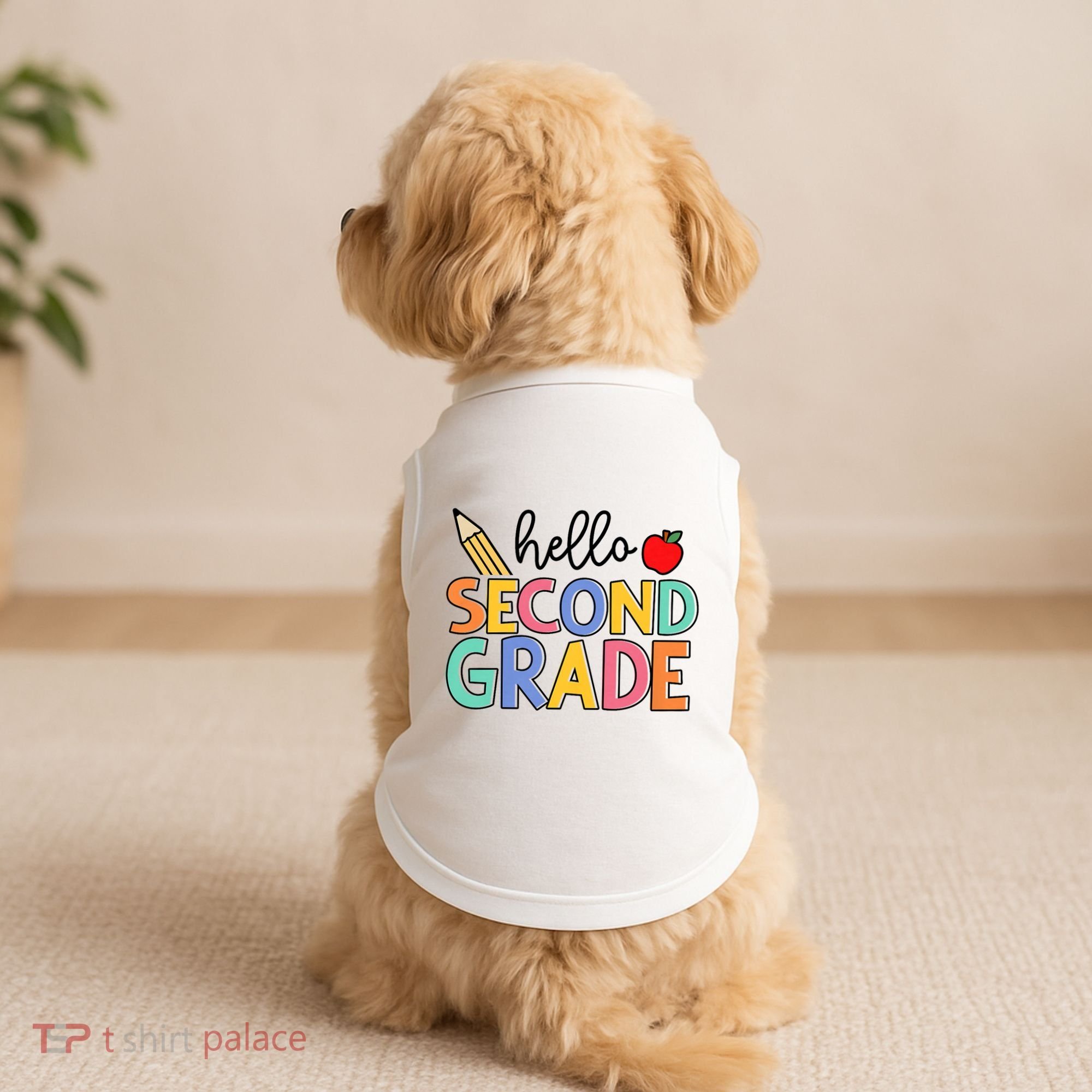 Hello Second Grade Team 2nd Grade Back To School Teacher Doggie Tank