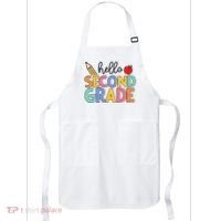 Hello Second Grade Team 2nd Grade Back To School Teacher Apron thumb 0