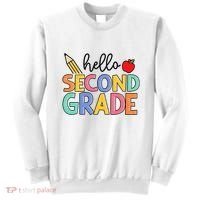 Hello Second Grade Team 2nd Grade Back To School Teacher Sweatshirt thumb 0