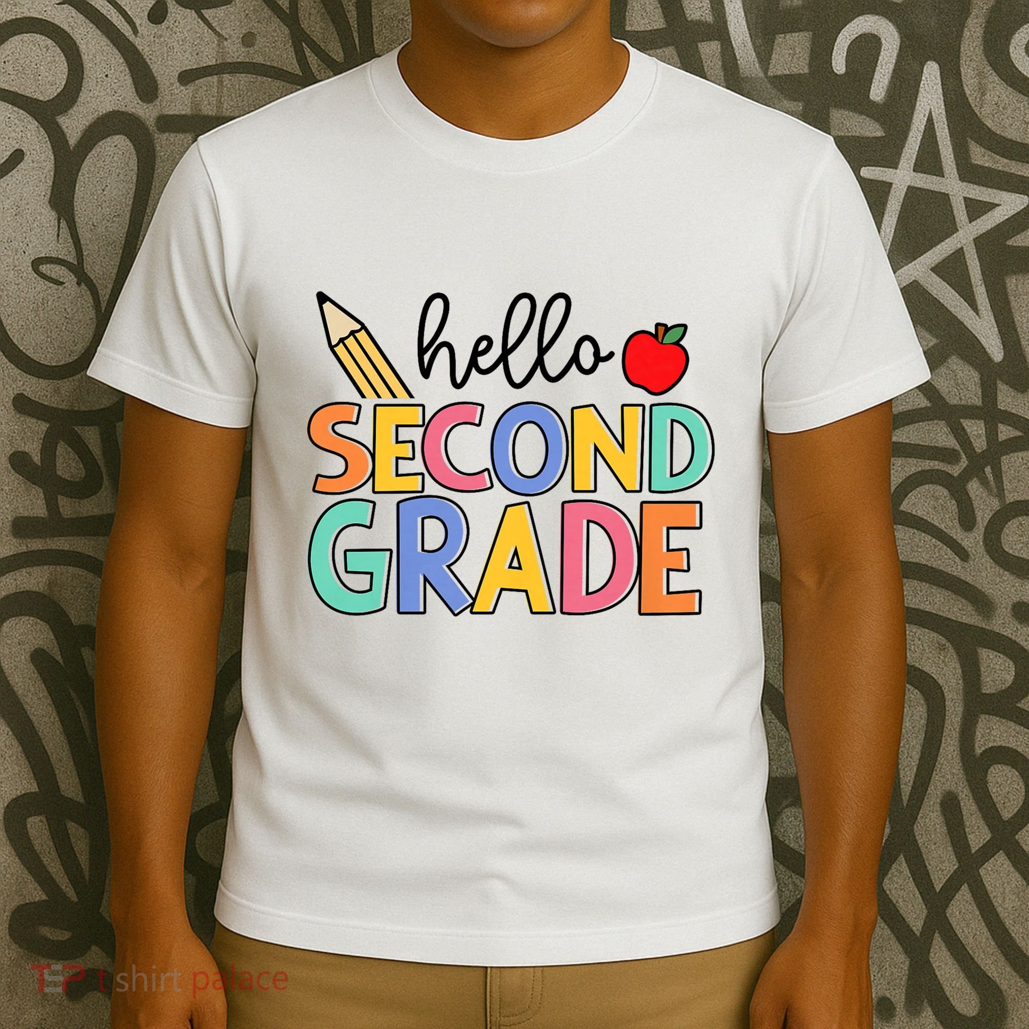 Hello Second Grade Team 2nd Grade Back To School Teacher T-Shirt